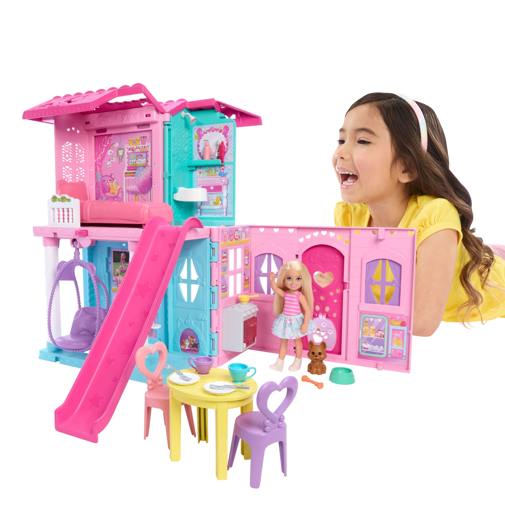 Barbie Chelsea Casa Familiar Pop Up-1